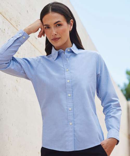 Women's classic long sleeve Oxford shirt
