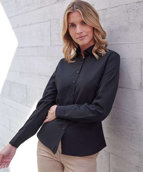 Women’s long sleeve ‘cotton-feel’ Coolplus® shirt