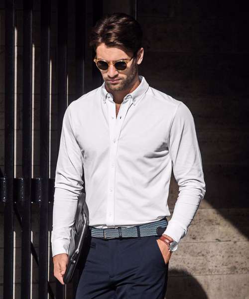 Kingston – stretch deluxe piqué shirt