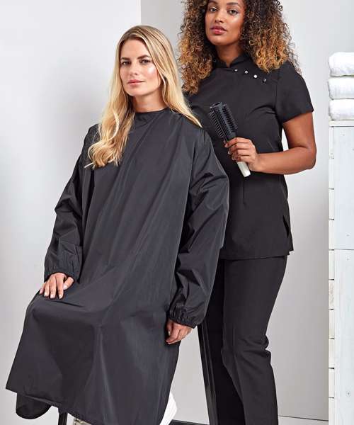 Long sleeve waterproof salon gown