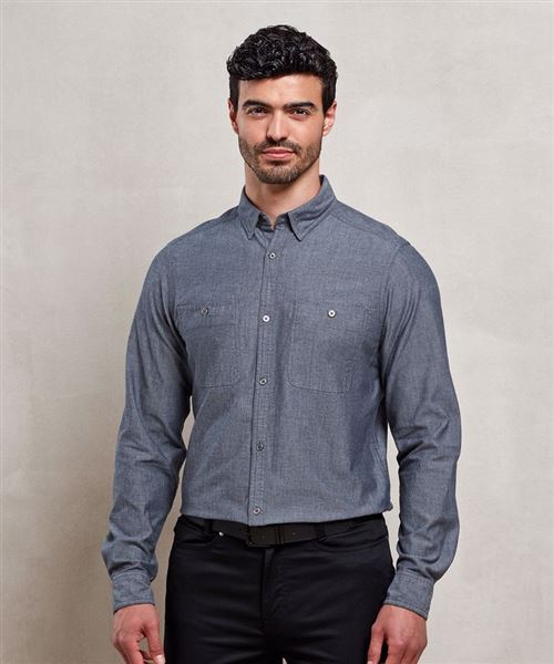 Men’s Chambray shirt, organic and Fairtrade certified