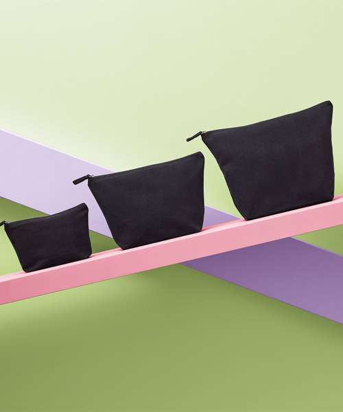 Recycled luxe canvas accessory bag