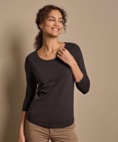 Women’s stretch 3/4-sleeve tee (460)