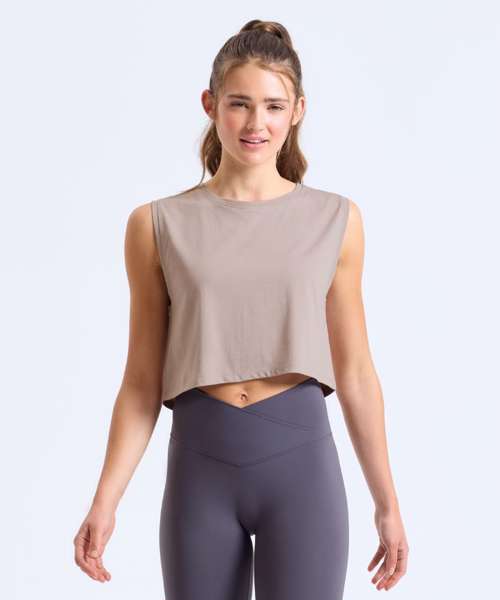 Women’s TriDri® organic crop tank