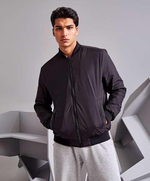 Delta plain bomber jacket